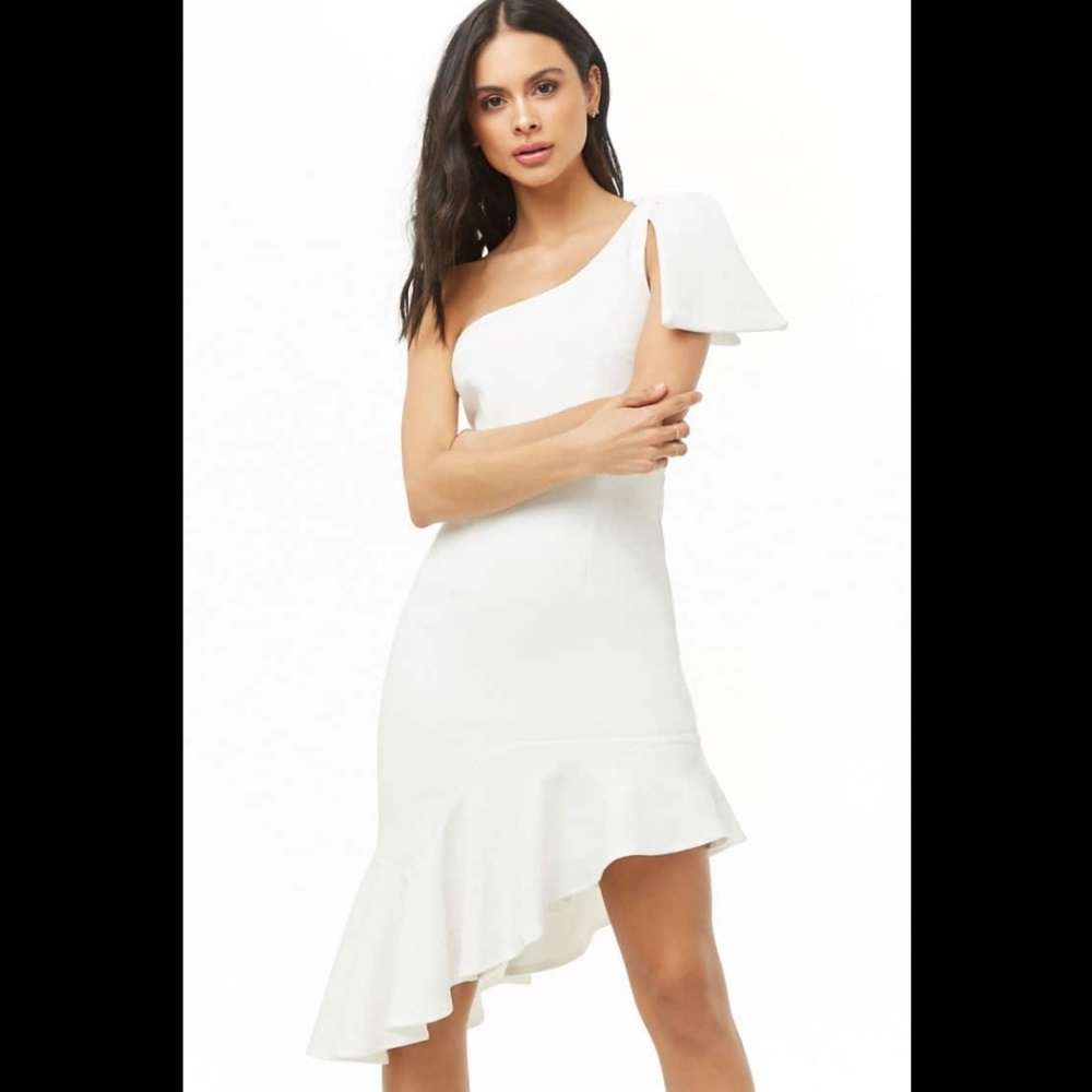 Asymmetrical One-Shoulder Dress